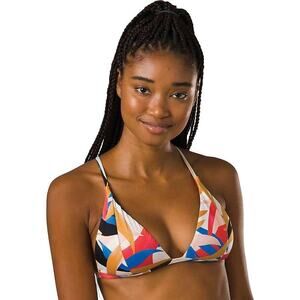 Prana Colorful Patterned Bikini Top